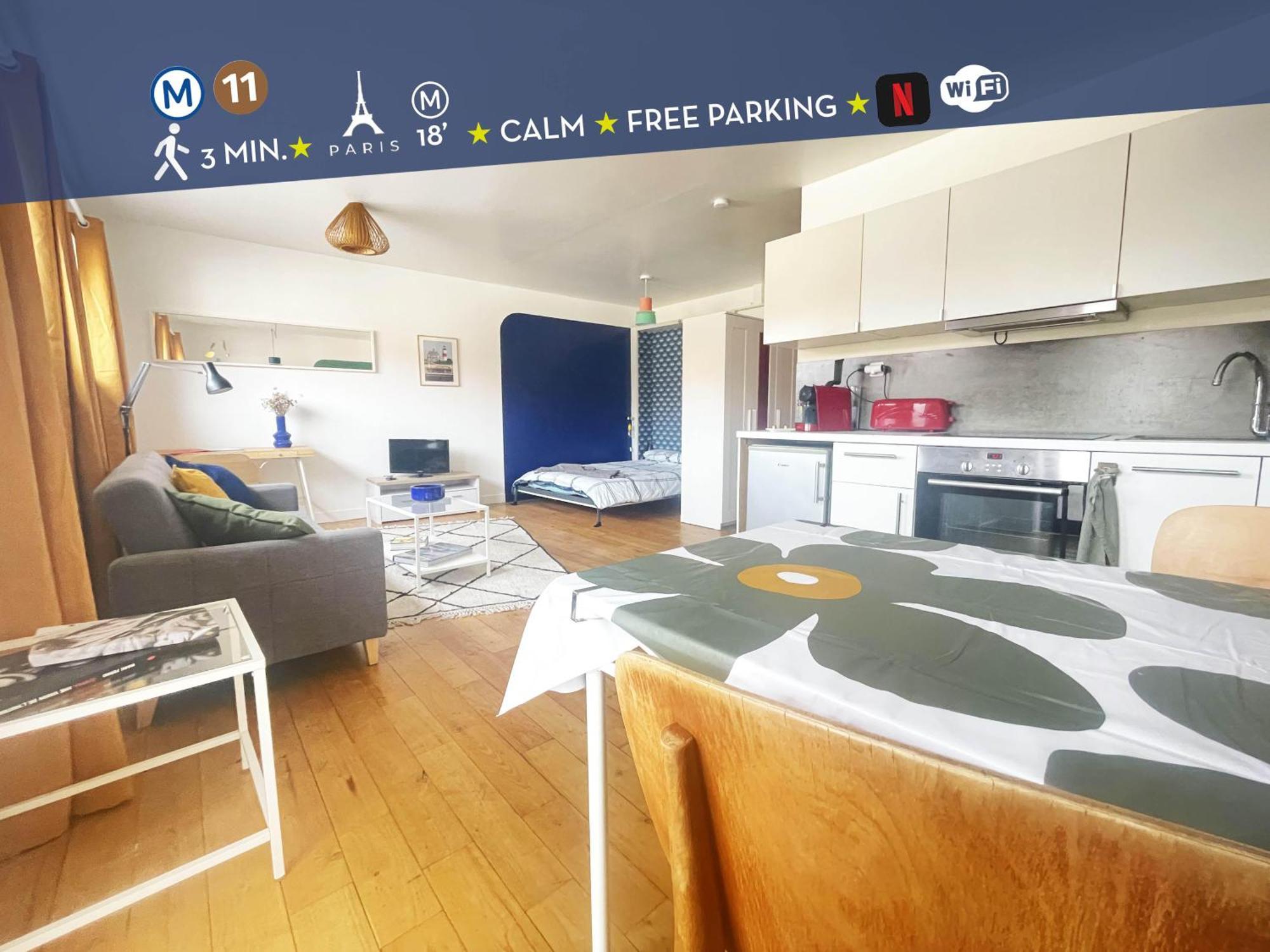 Apartamento Le Balcon Rouge Noisy-le-Sec Exterior foto